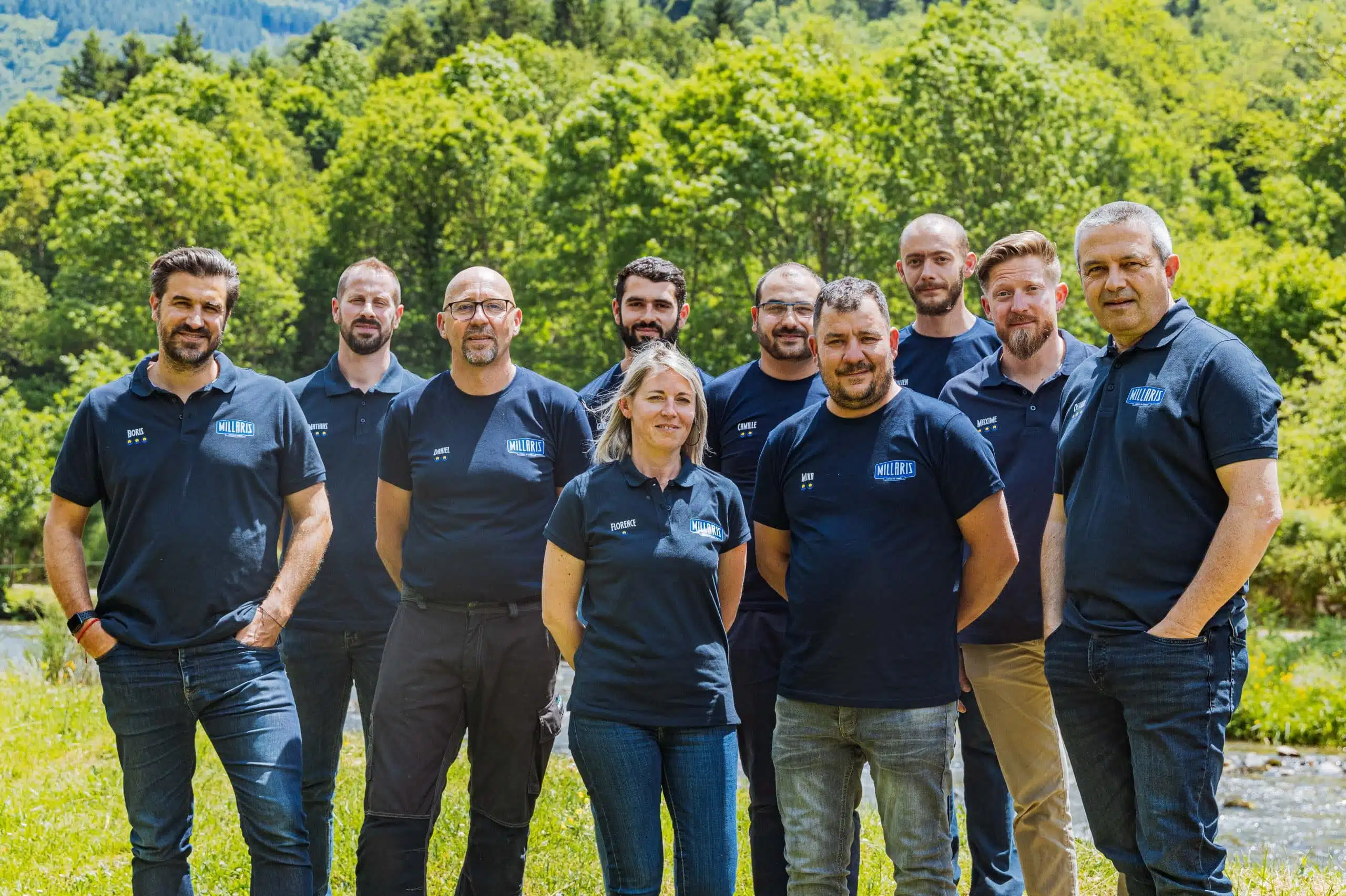 L'équipe Millaris Energies en Haute-Ariège