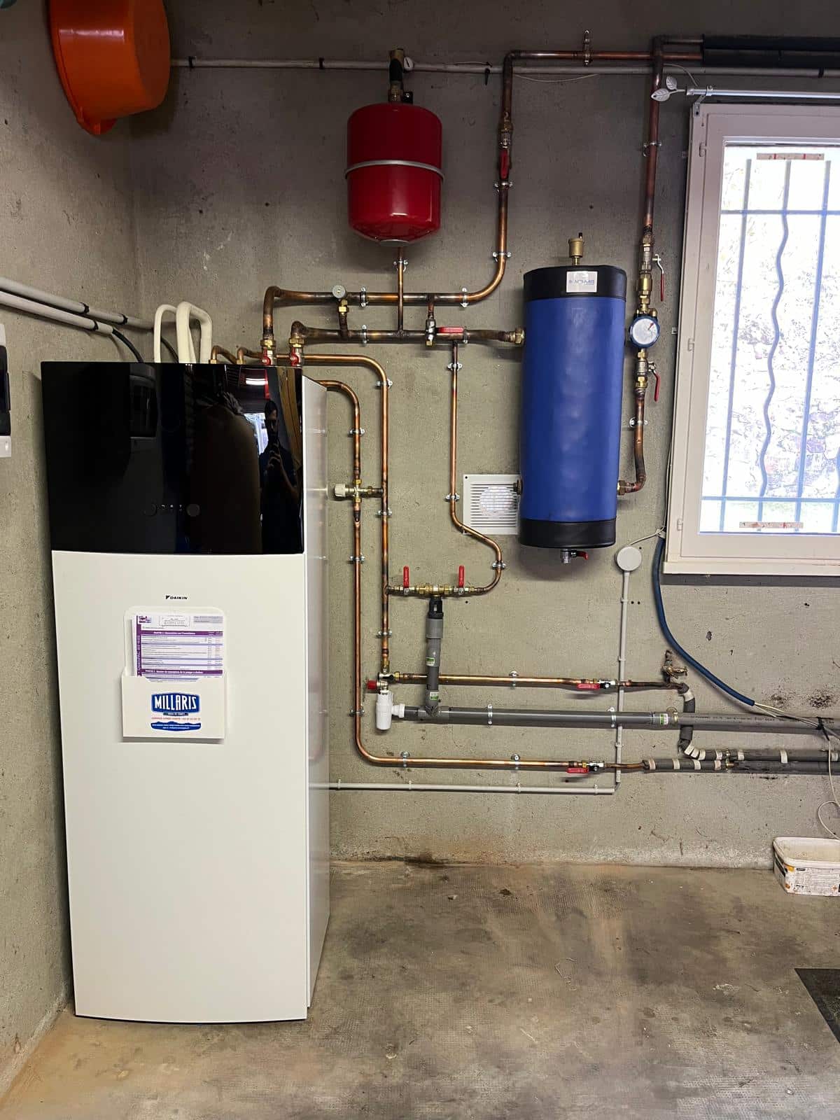 Installation d'une pompe à chaleur Daikin par Millaris Energies en Ariège