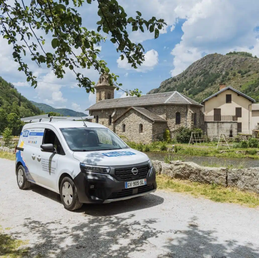 Fourgon Millaris Energies en Haute-Ariège