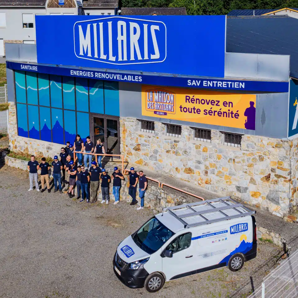 Millaris energies installateur plomberie chauffage climatisation phtovoltaïque RGE en ariege