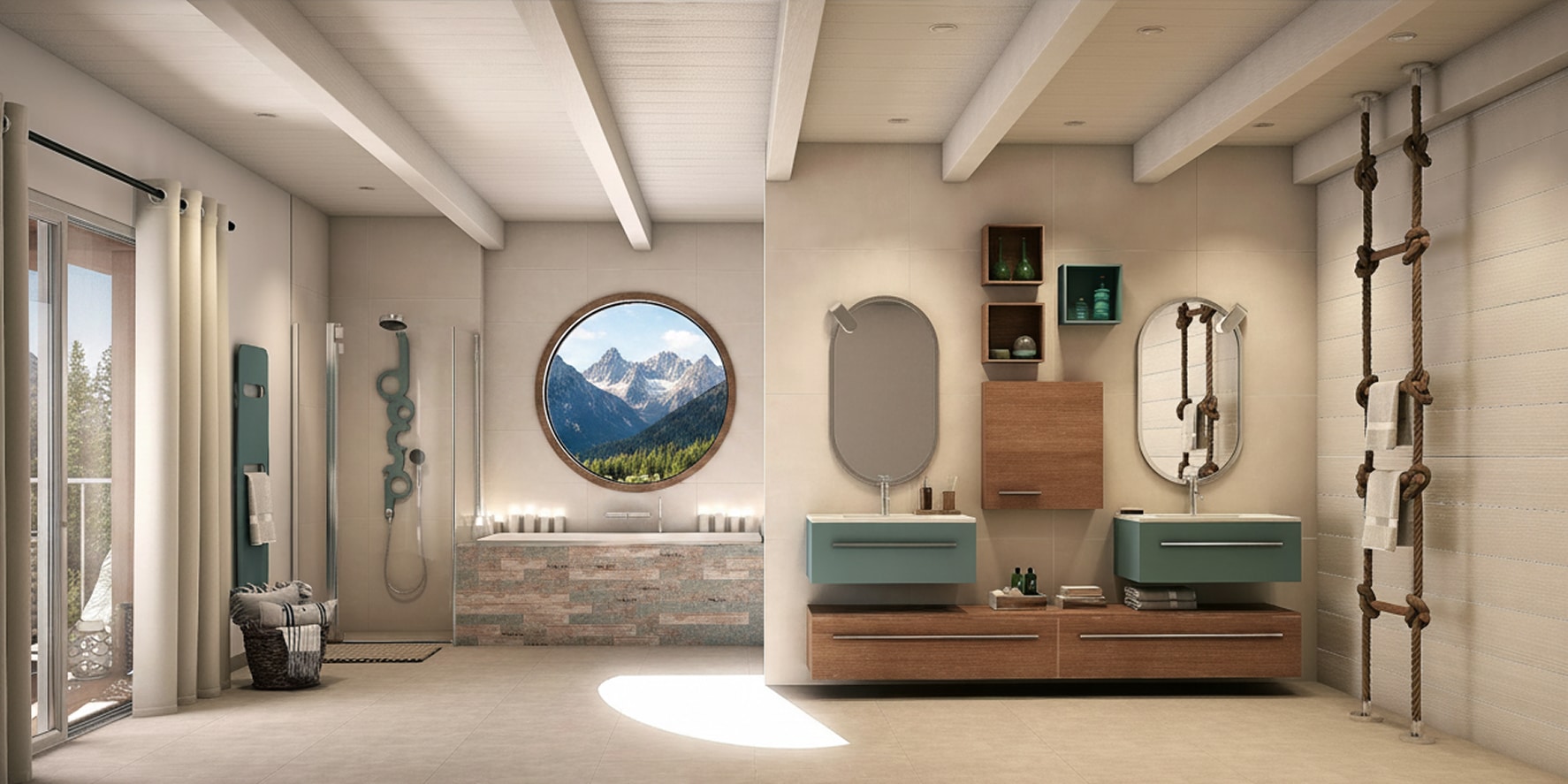 salle de bain cedeo installée par Millaris Energies en Ariège