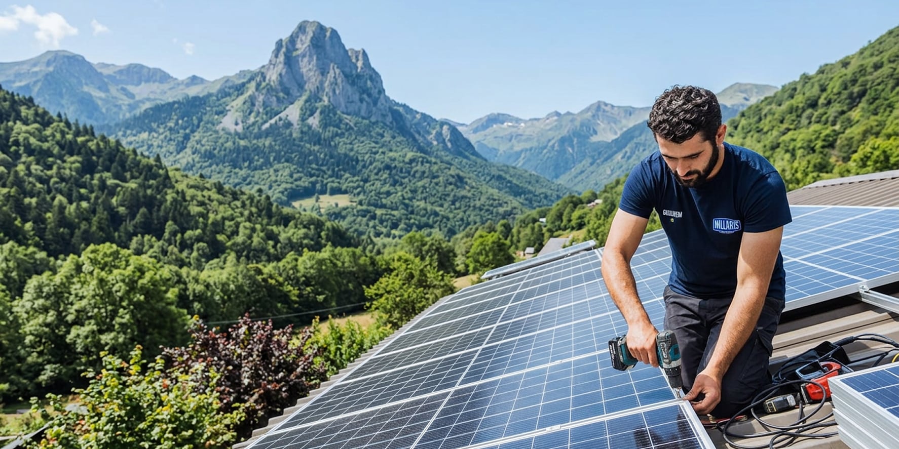 installation panneaux solaires en ariège. Millaris Energies label qualiPV et qualisol