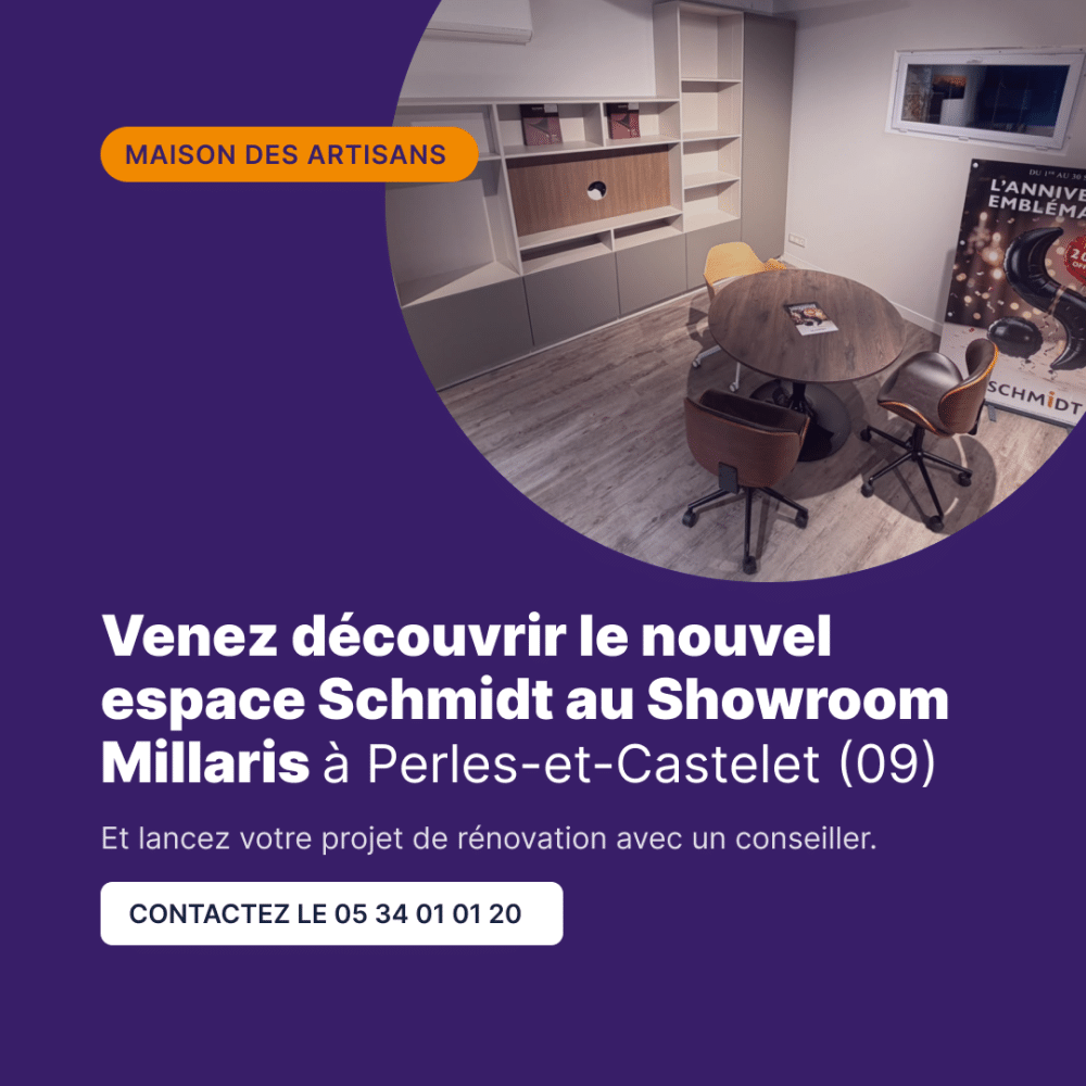 Schmidt Pamiers s'installe dans le showroom Millaris à Perles et Castelet